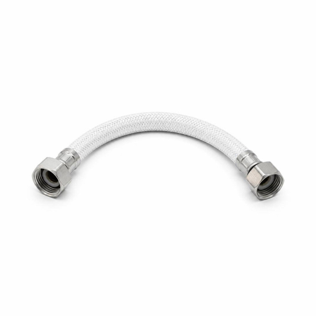 S-LINE 36" S/S NUT FLEXIBLE HOSE WHITE