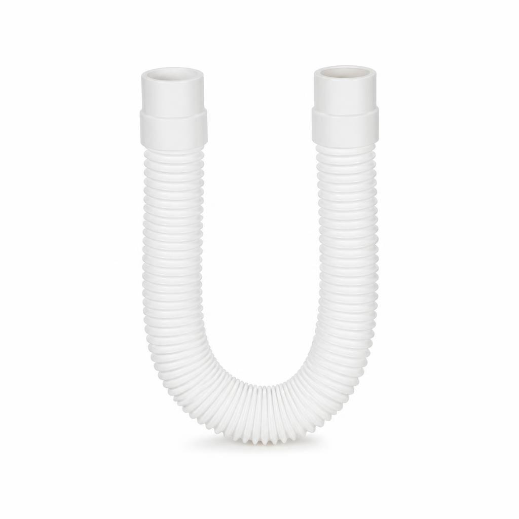 16" PVC FLEXIBLE HOSE - WHITE