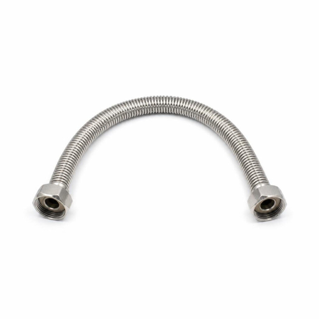 VIP V-6615 DOUBLE BUCKLE S/S FLEXIBLE HOSE