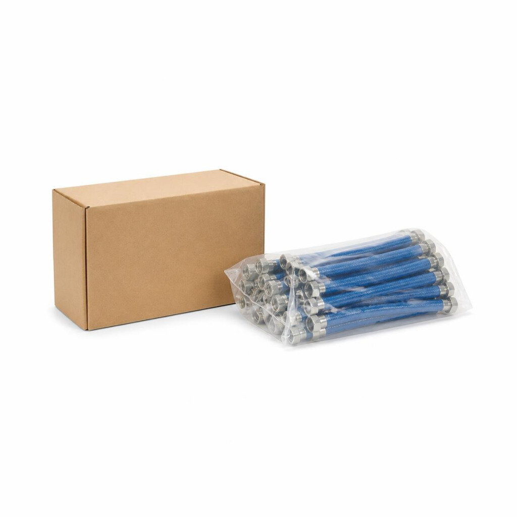 M-KARYON 10" FLEXIBLE PRESSURE HOSE - BLUE  (10PCS/PKT,200PCS/CTN)