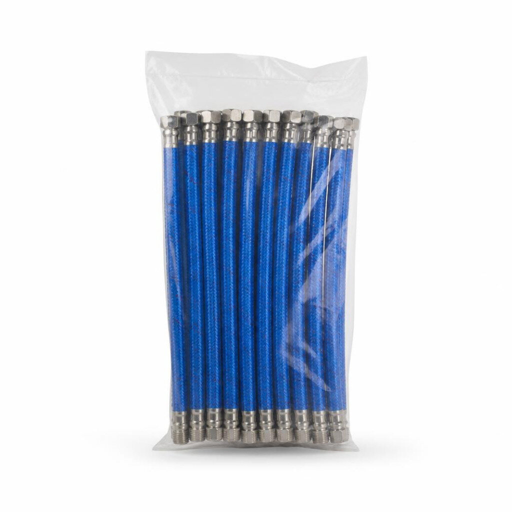 M-KARYON 14" FLEXIBLE PRESSURE HOSE - BLUE  (10PCS/PKT,150PCS/CTN)