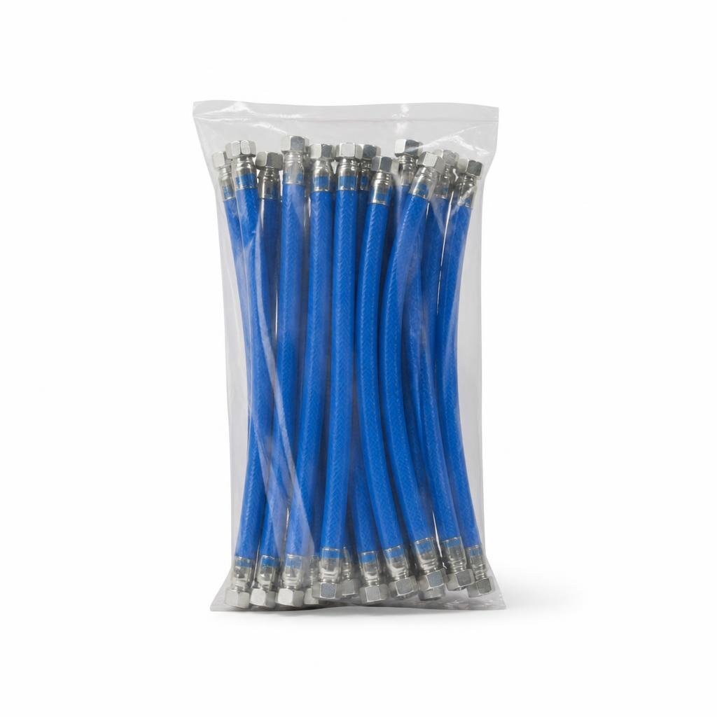 M-KARYON 18" FLEXIBLE PRESSURE HOSE - BLUE  (10PCS/PKT,150PCS/CTN)