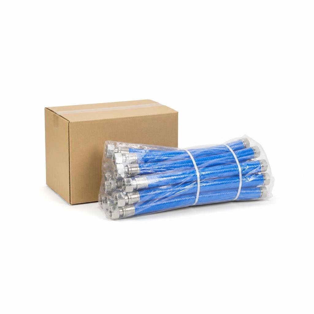 M-KARYON 20" FLEXIBLE PRESSURE HOSE - BLUE  (10PCS/PKT,120PCS/CTN)