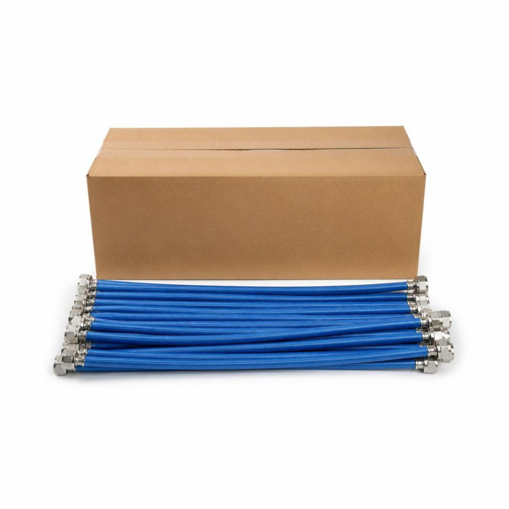 M-KARYON 24" FLEXIBLE PRESSURE HOSE - BLUE  (10PCS/PKT,80PCS/CTN)