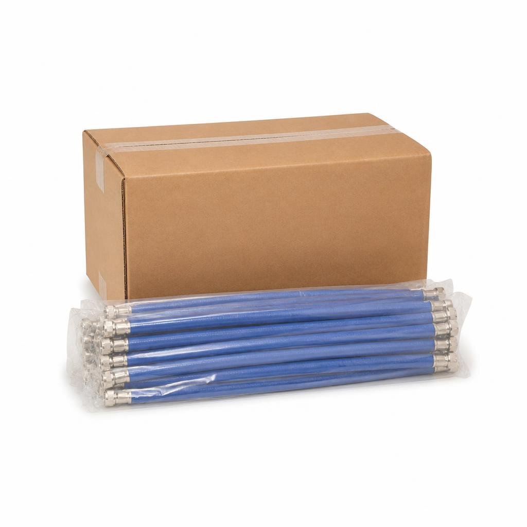 M-KARYON 30" FLEXIBLE PRESSURE HOSE - BLUE  (10PCS/PKT,50PCS/CTN)
