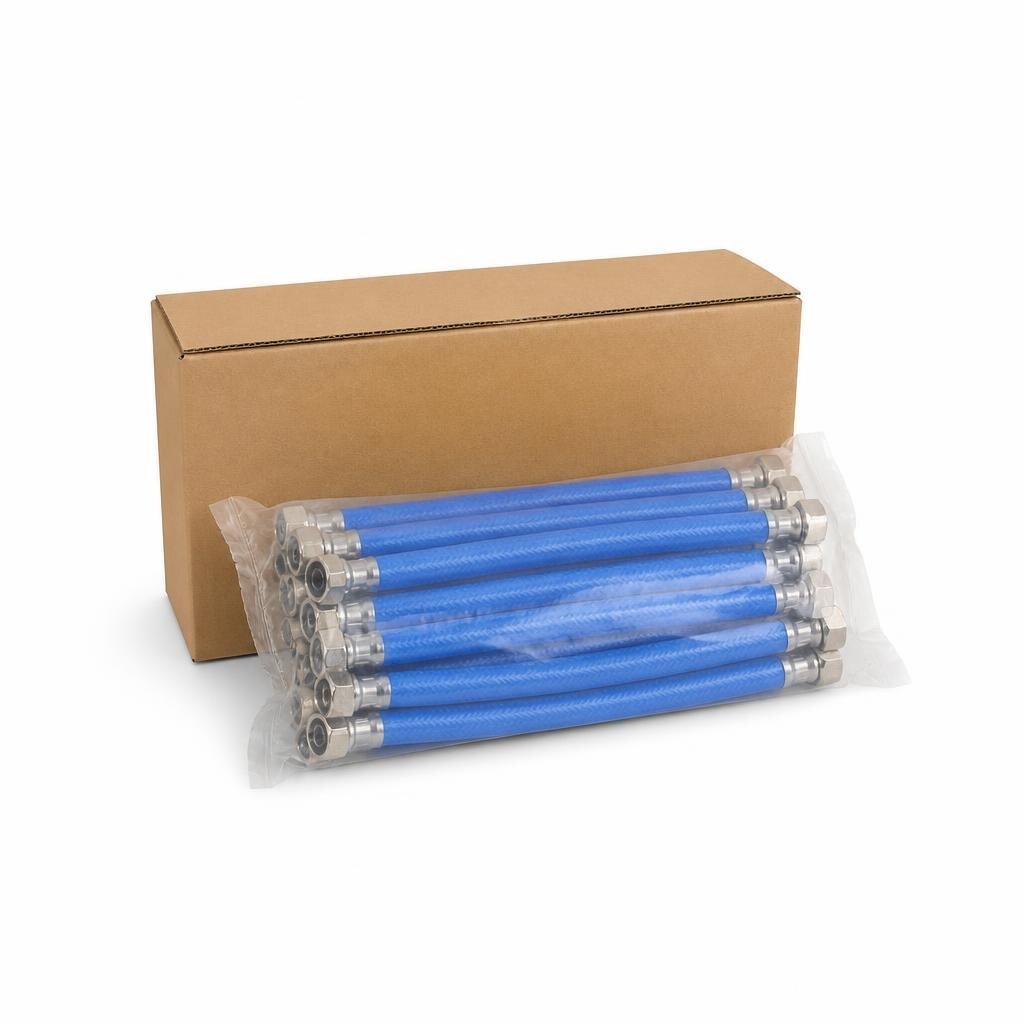 M-KARYON 36" FLEXIBLE PRESSURE HOSE - BLUE  (10PCS/PKT,50PCS/CTN)