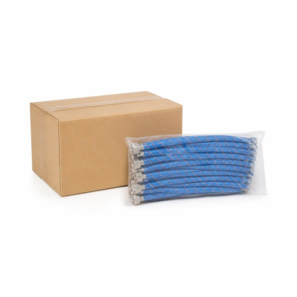 M-KARYON 48" FLEXIBLE PRESSURE HOSE - BLUE  (10PCS/PKT,40PCS/CTN)