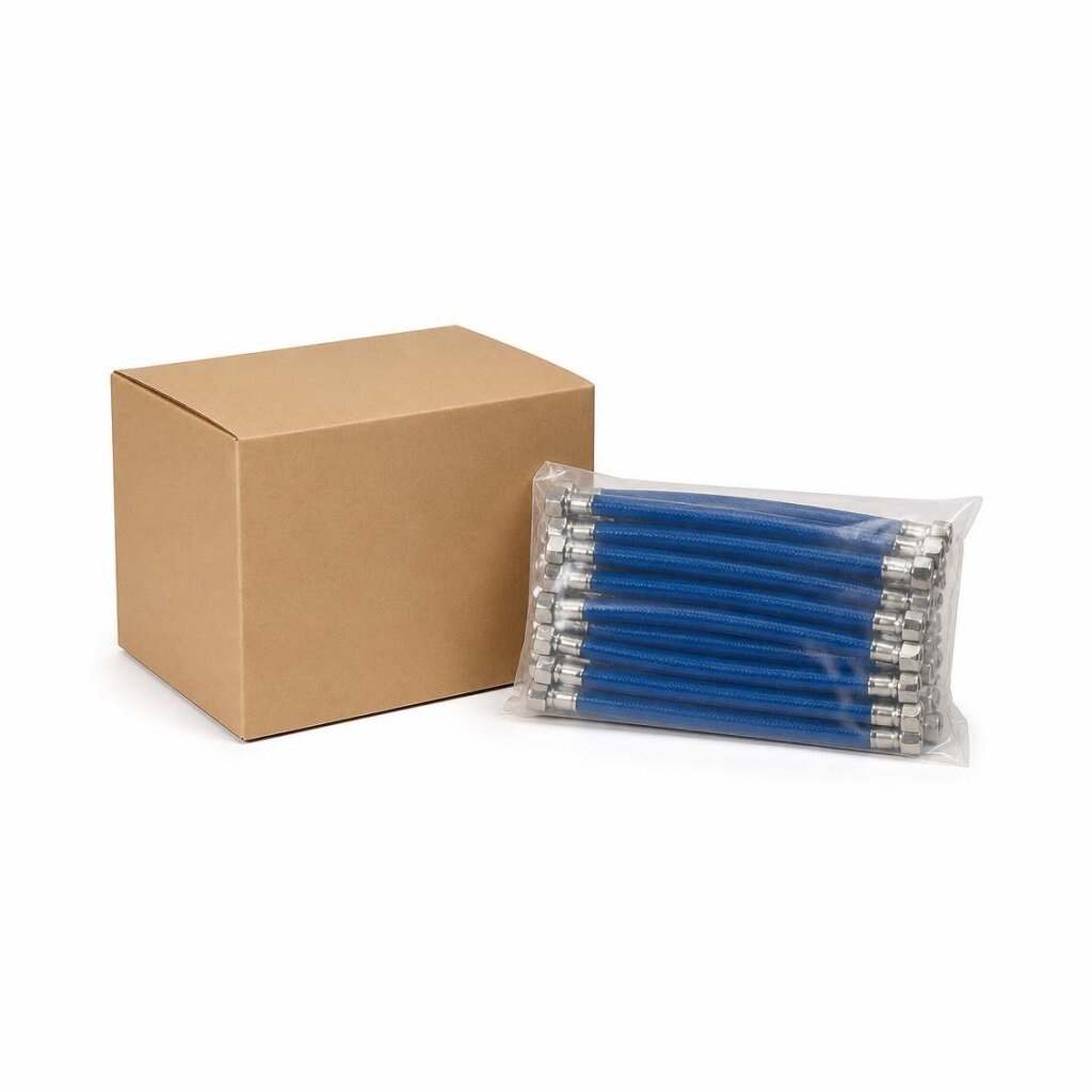 M-KARYON 72" FLEXIBLE PRESSURE HOSE - BLUE  (10PCS/PKT,20PCS/CTN)