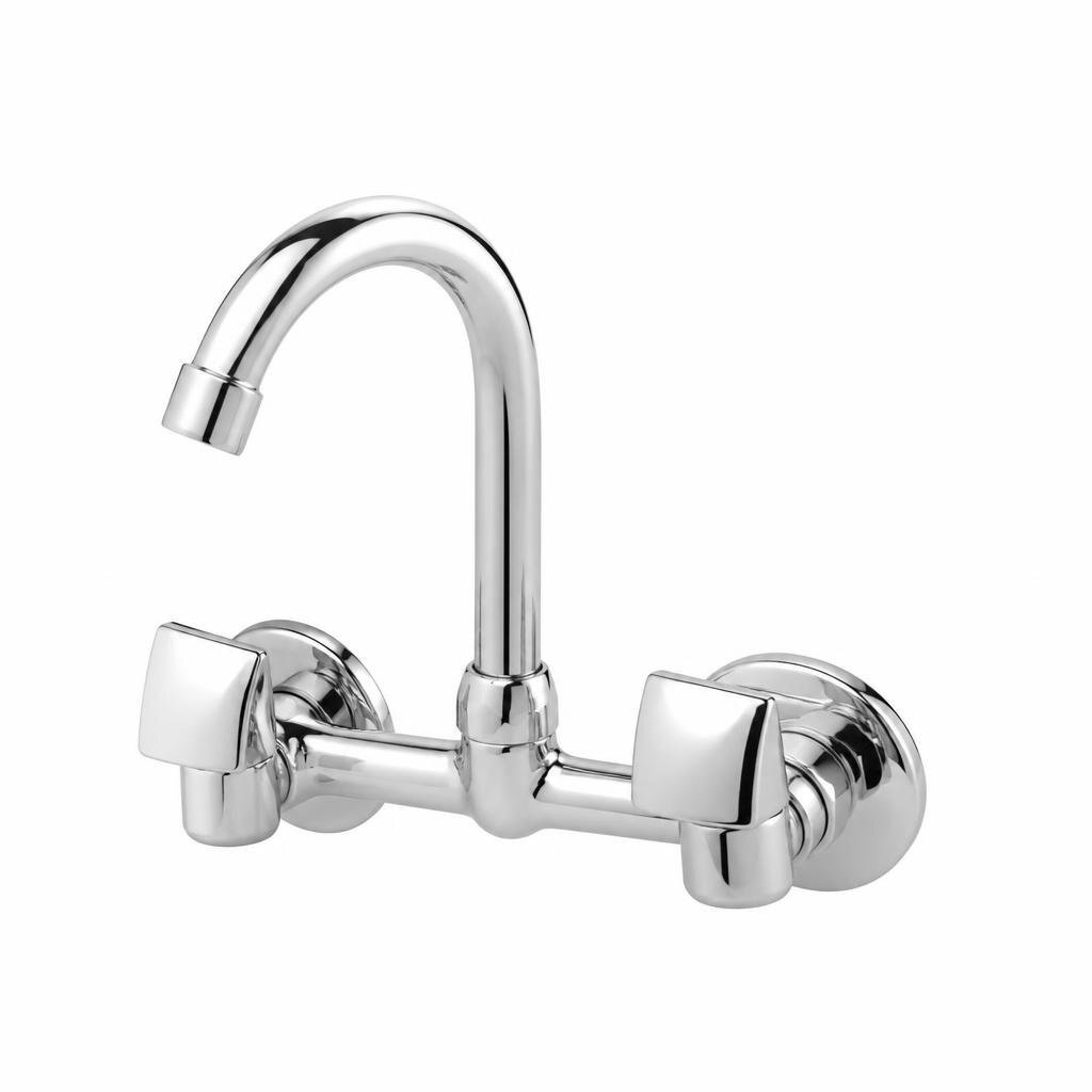 OUTAI OT-34061 DOUBLE WALL-MOUNTED SINK COLD TAP