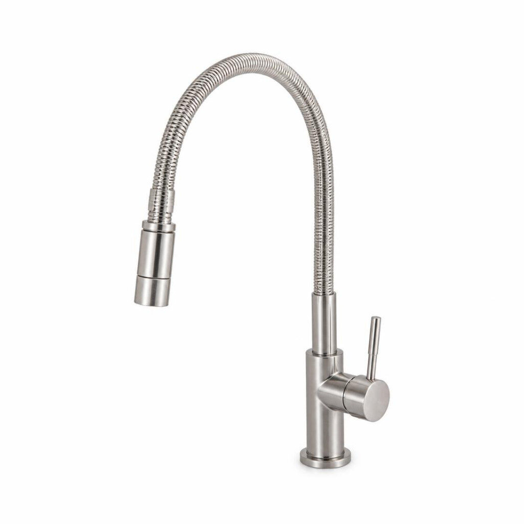 S-LINE TWFX2-2113-2 S/S FLEXIBLE PILLAR SINK TAP