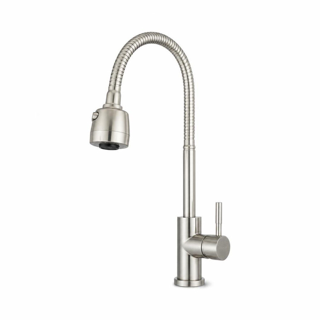 S-LINE SUS304 FX2113 S/S FLEXIBLE PILLAR SINK TAP