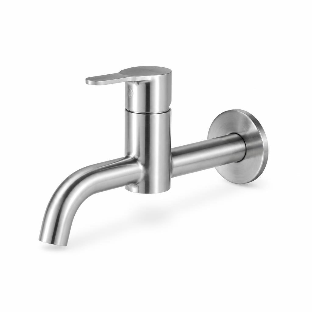 S-LINE 1113 SUS304 S/S WALL SINK TAP
