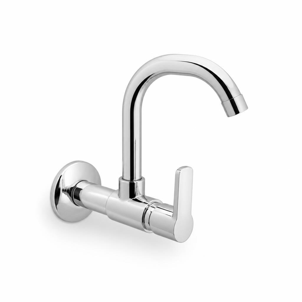 S-LINE 1113QB FULL TURN WALL SINK TAP