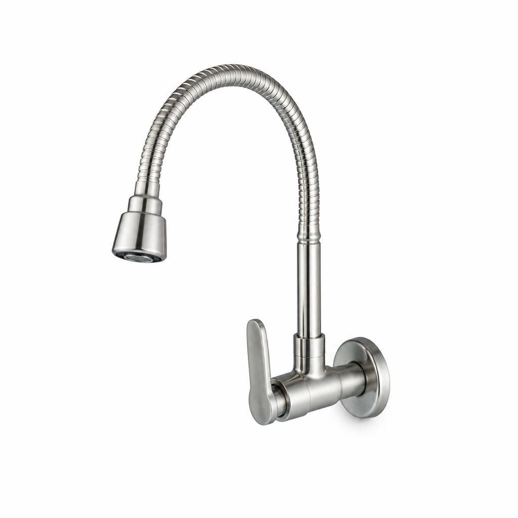 S-LINE FX1113 SUS304 S/STEEL FLEX. WALL TAP