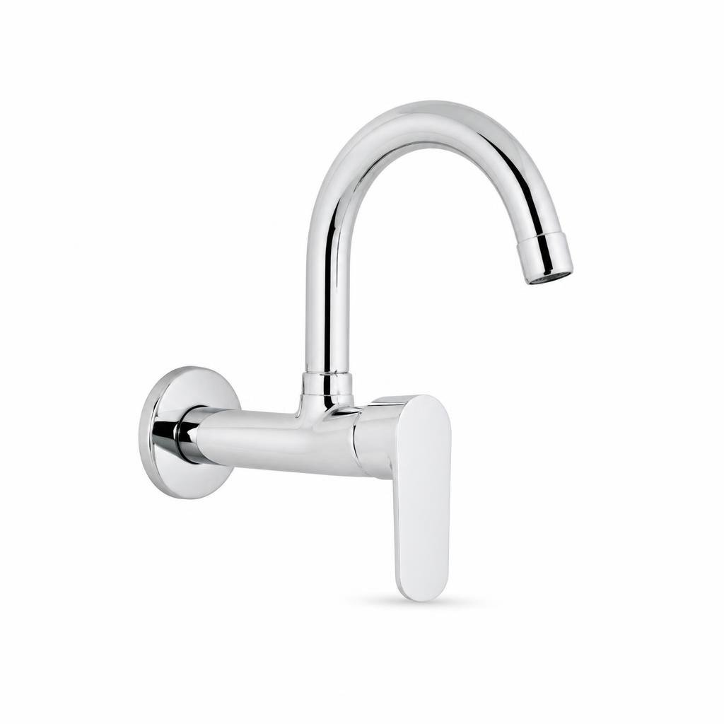 YESSEY SINGLE LEVER ARC WALL SINK TAP