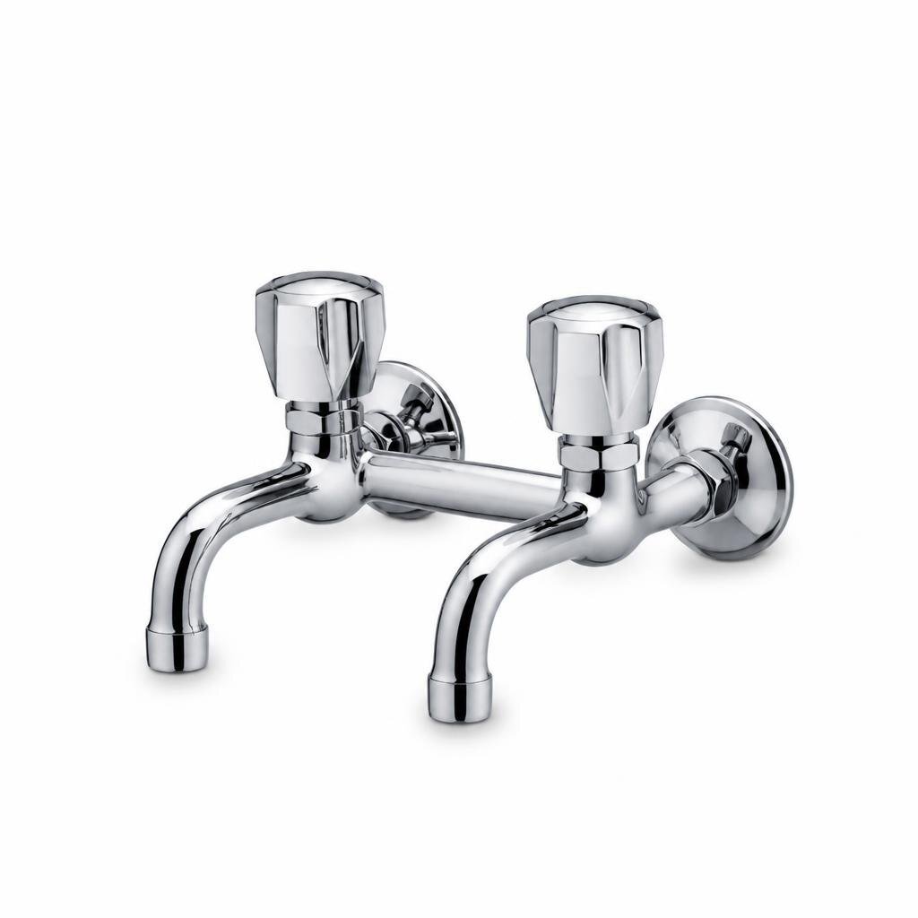 ALENO AK-752 WALL SINK TWIN COLD TAP