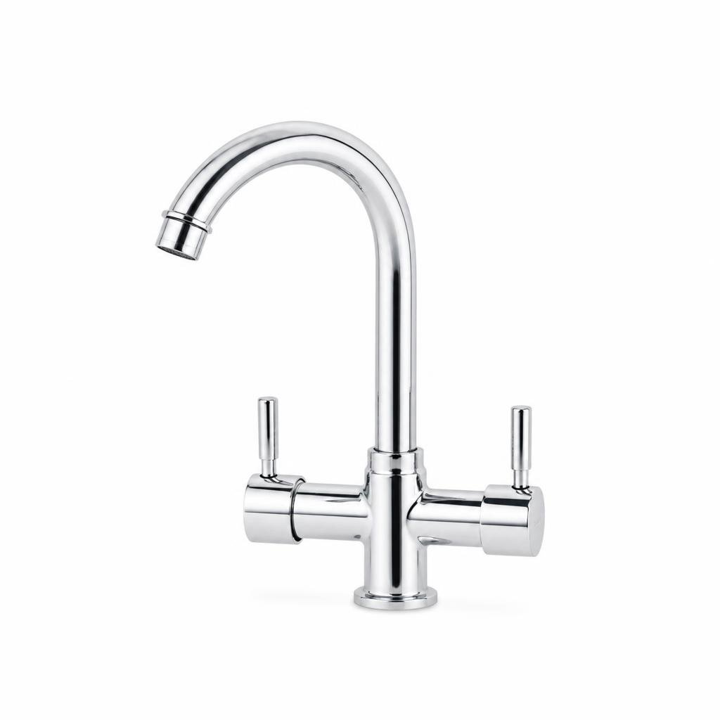 LAVIO LV8108 TWINS PILLAR SINK TAP