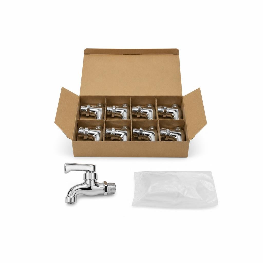 ACTIV A-916 TWO WAY CHROME LEVER BALL BIB TAP (10PCS/BOX)