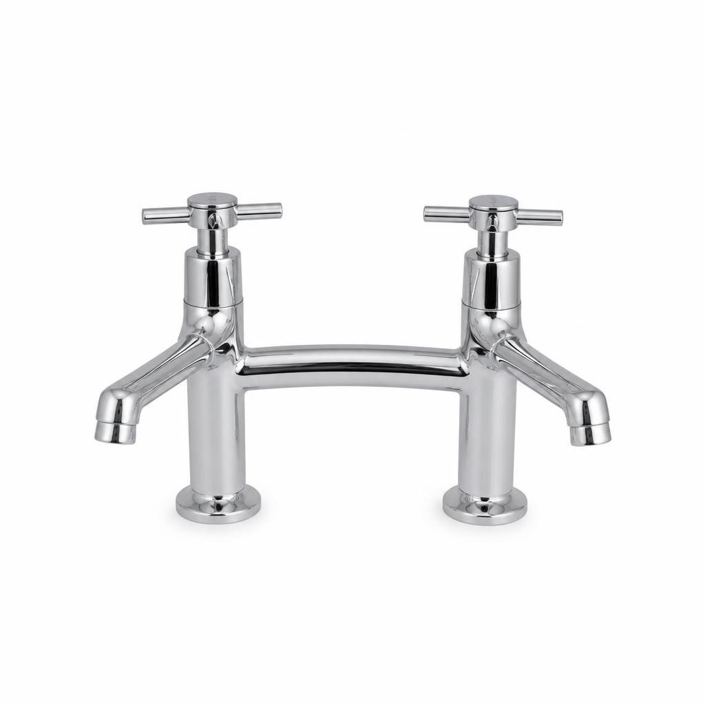 KIMDA S7113P TWINS PILLAR TAP