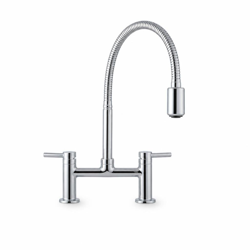 NATORO 2022P TWIN FLEX.PILLAR SINK TAP