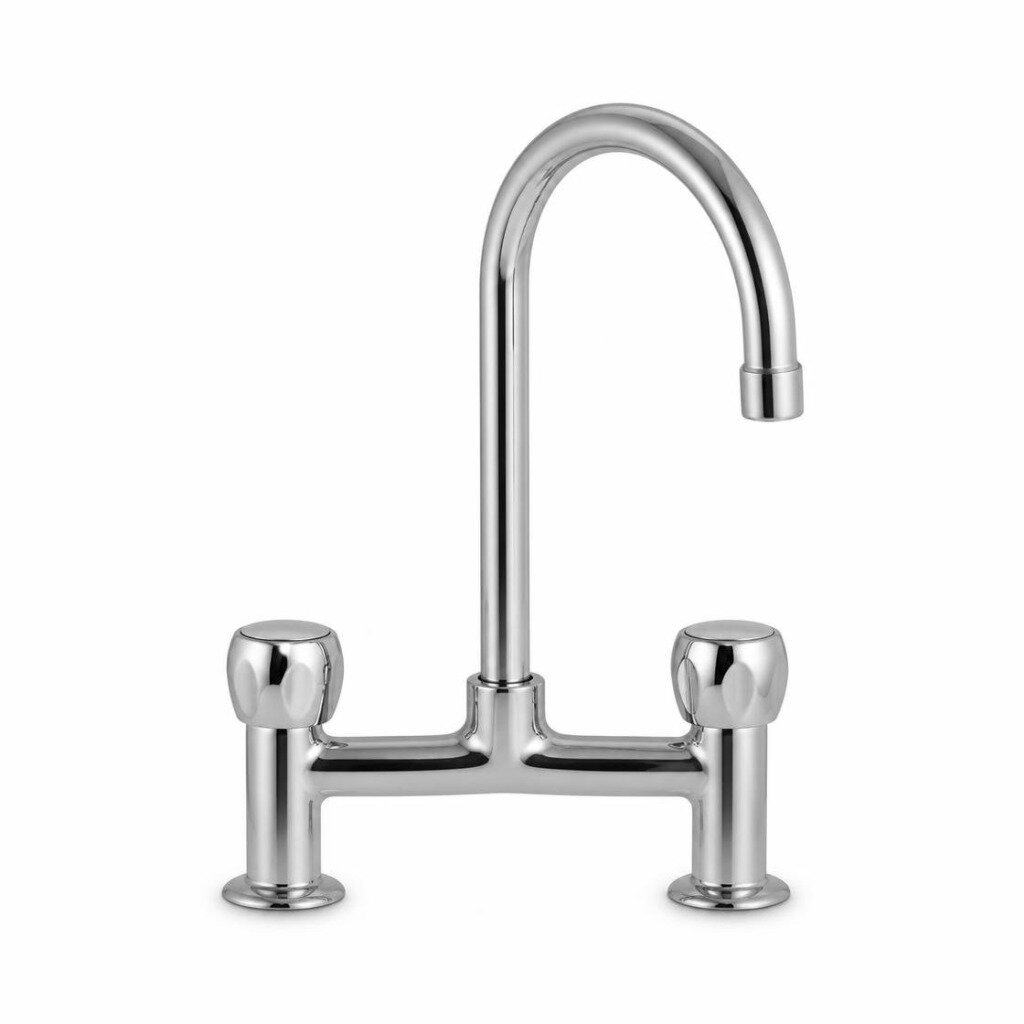 NATORO 2011P TWIN ARC PILLAR SINK TAP