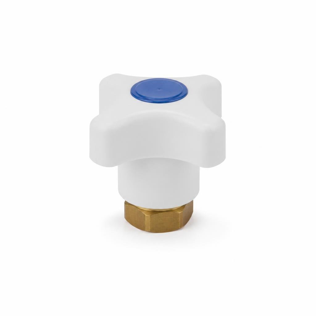 15MM PVC STOP COCK CONTROL HEAD ONLY - HALUS
