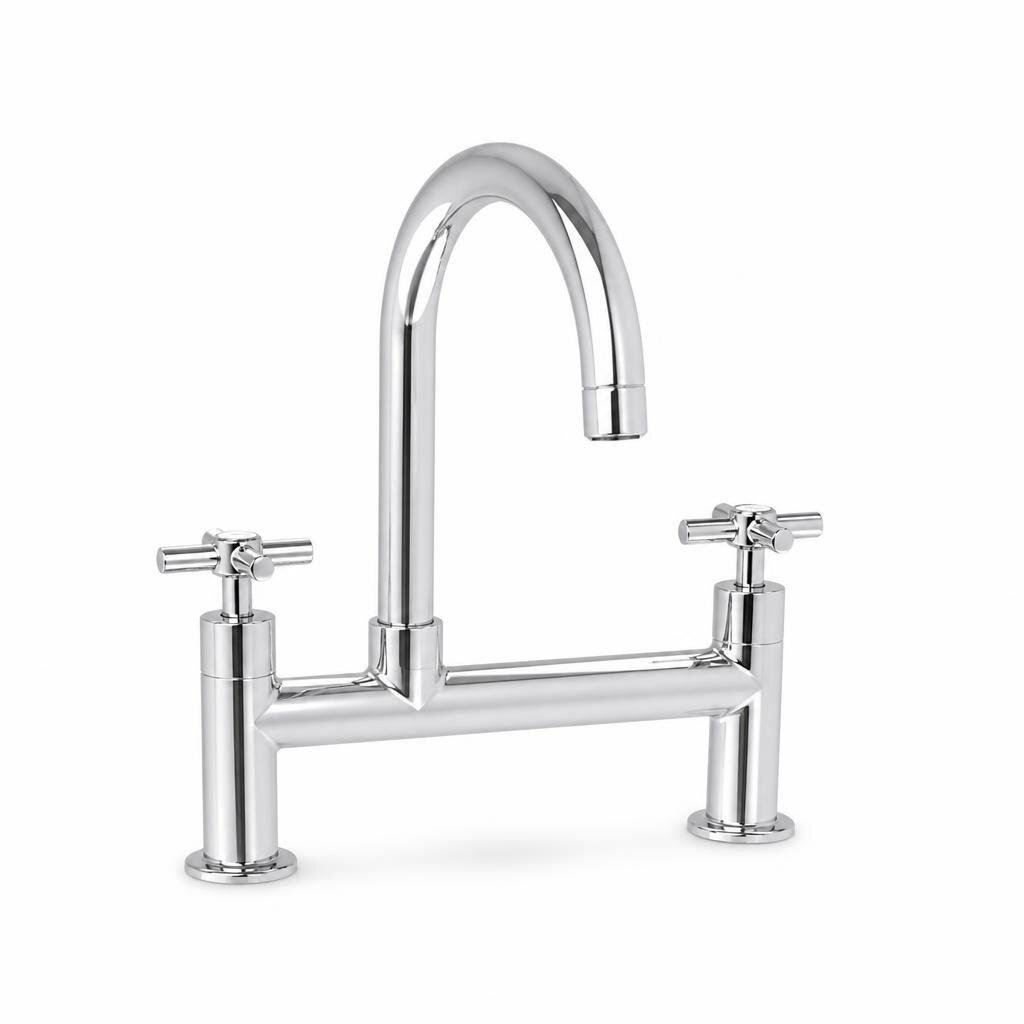 MARKSMAN 6227 DOUBLE PILLAR SINK TAP