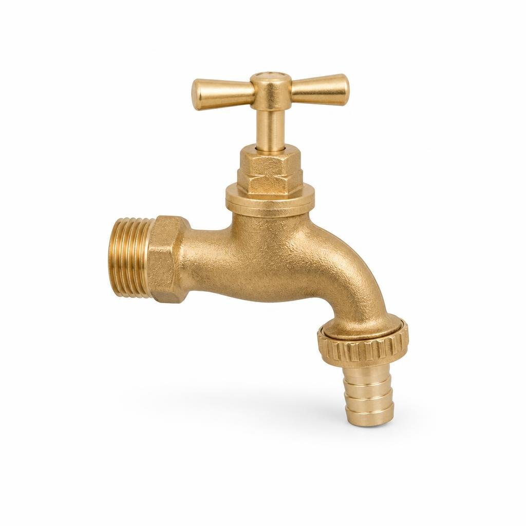M-CITY 15MM BRASS GARDEN TAP