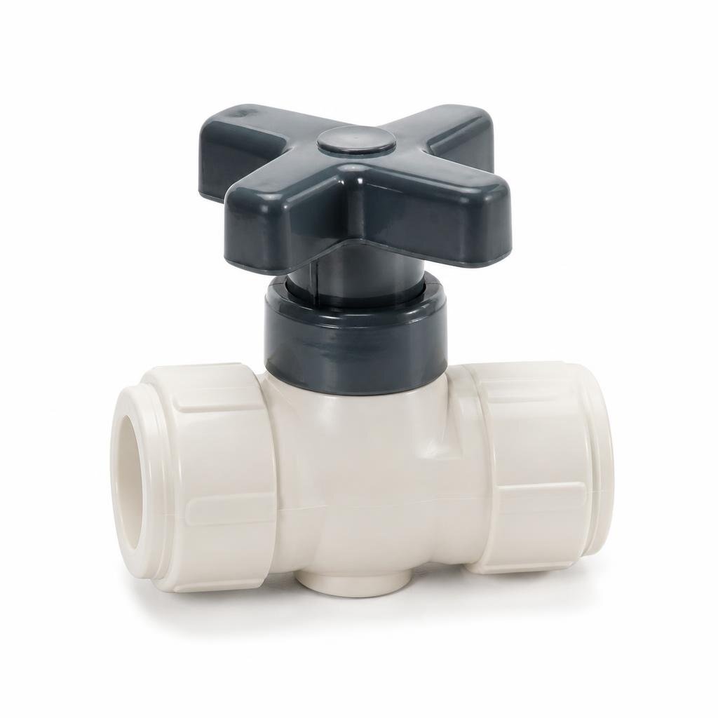 WATERTEC FVS-X15EB 15MM PVC STOPVALVE (X HANDLE)