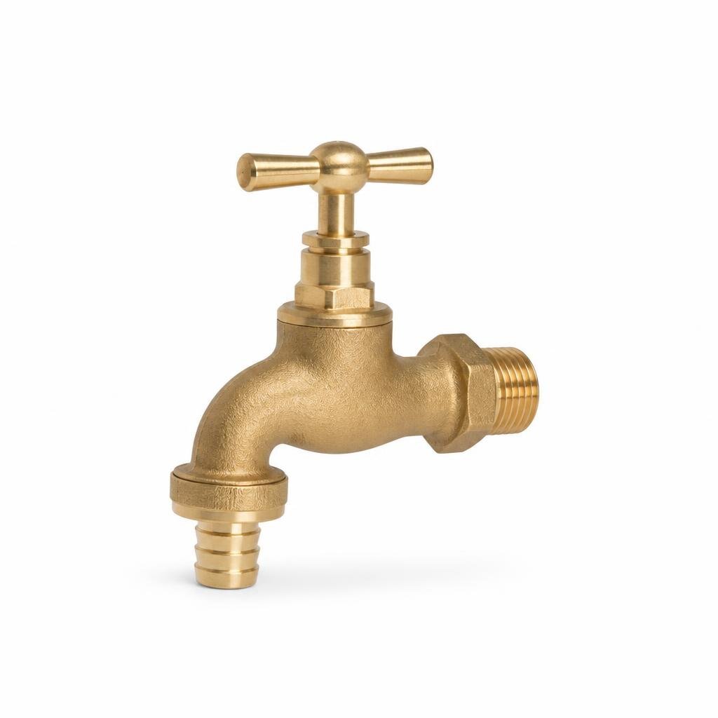 MARKSMAN G5 15MM SHORT BRASS GARDEN TAP