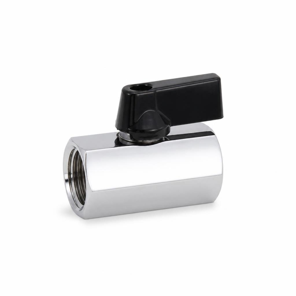 VIP 323FF 1/2" CHROME MINI BALL VALVE