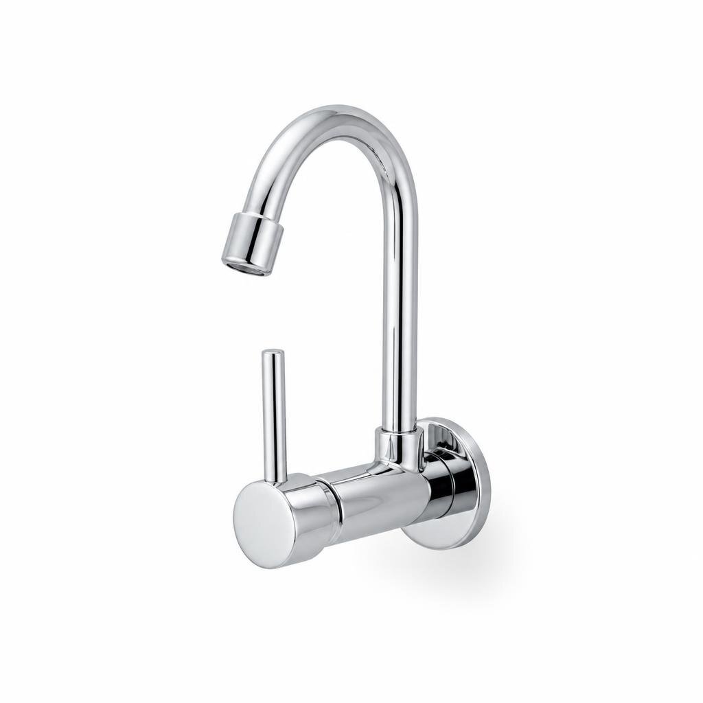 VIP 3412 SINGLE HOSE STYPE WALL SINK TAP