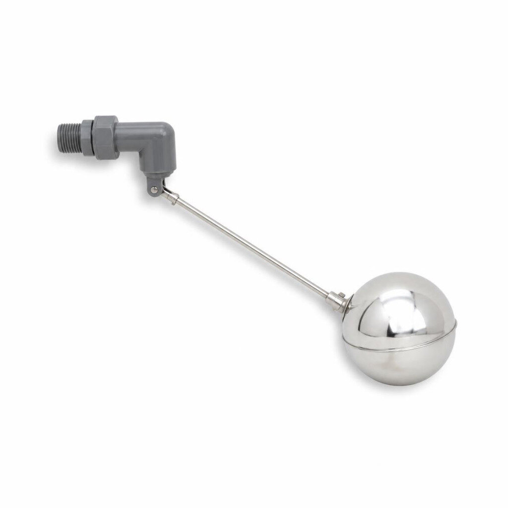 WIRAPLAS 1/2" PVC HEAD S/STEEL FLOAT VALVE