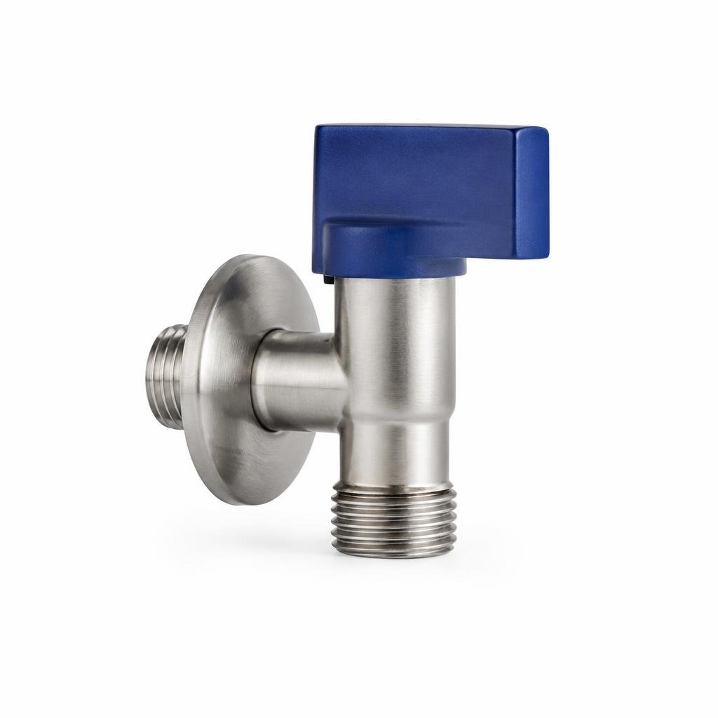 S-LINE SUS304 6113 BLUE S/S ANGLE VALVE