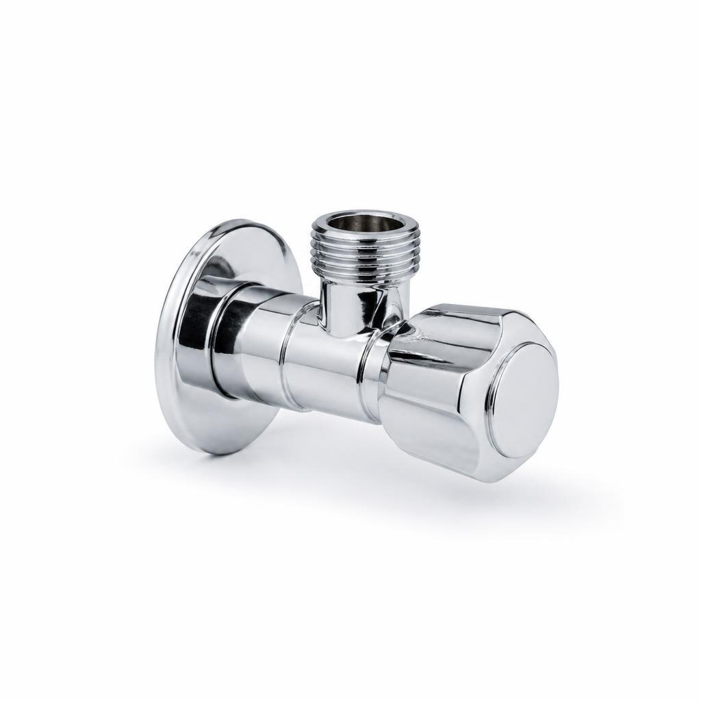 C.S S5337 15MM H/DUTY CHROME ANGLE VALVE