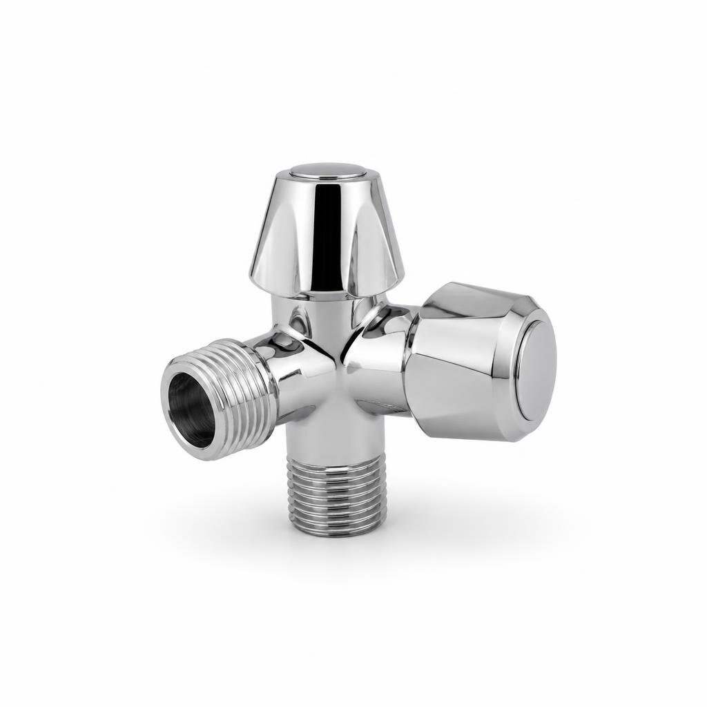 5338 1/2" 3WAY ANGLE VALVE