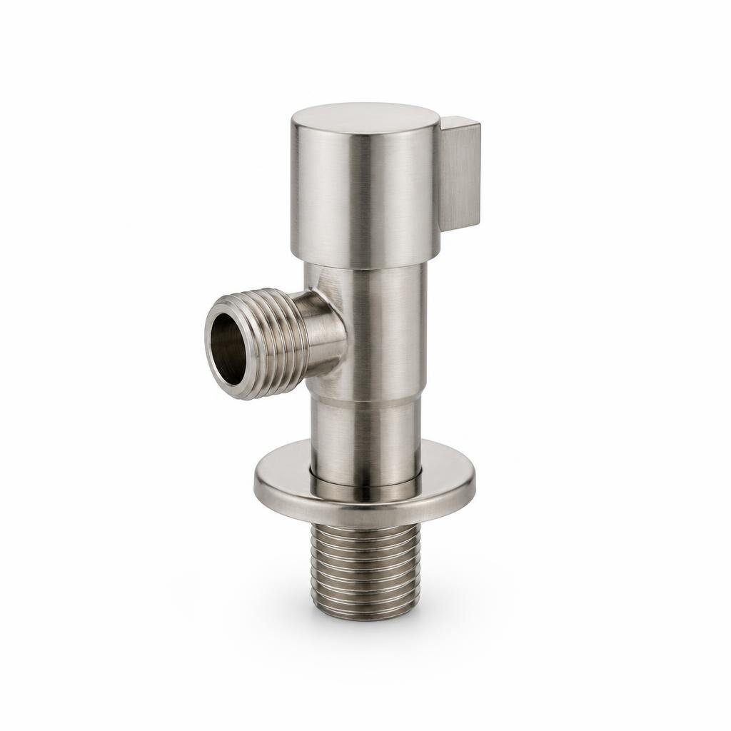 1/2" 304 S/S T TYPE ANGLE STOP VALVE - MMM