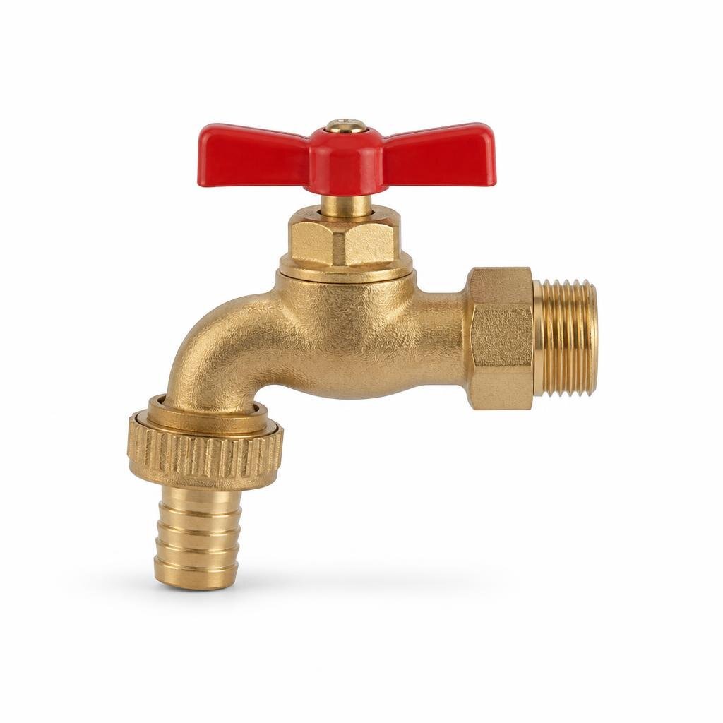 M-KK K-330L 1/2" UNION BIB TAP