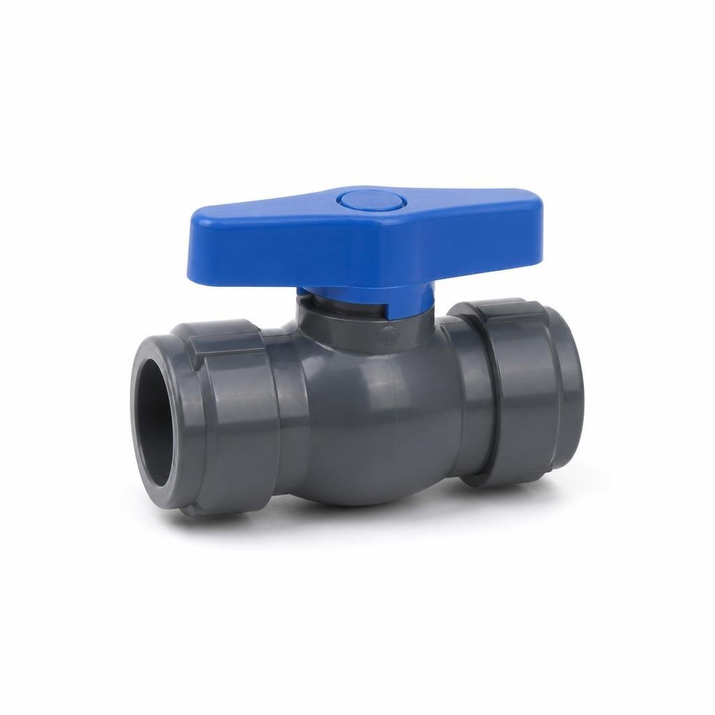15MM (1/2")PVC COMPACT BALL VALVE - TE