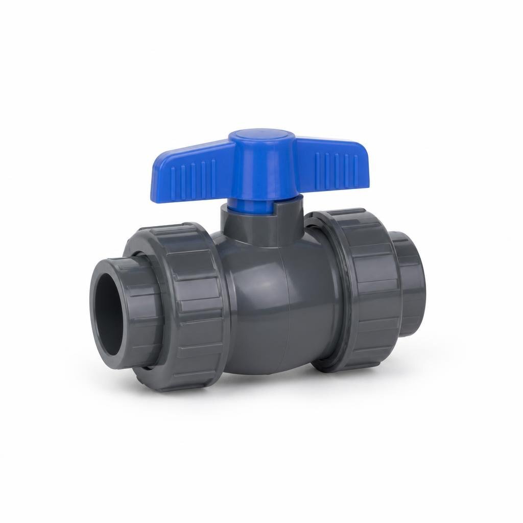 40MM (1 1/2")PVC COMPACT BALL VALVE - TE