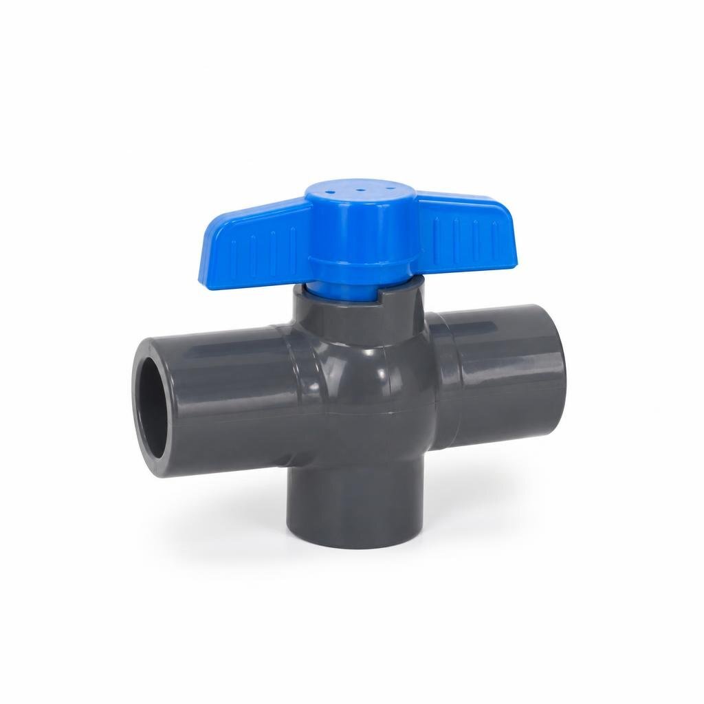 CELONI 1/2" PVC BALL VALVE - TE