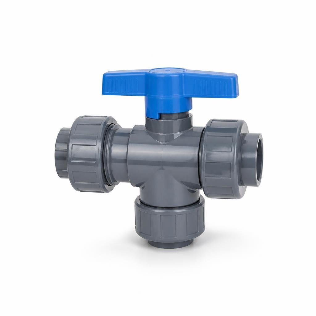 CELONI 3/4" PVC BALL VALVE - TE