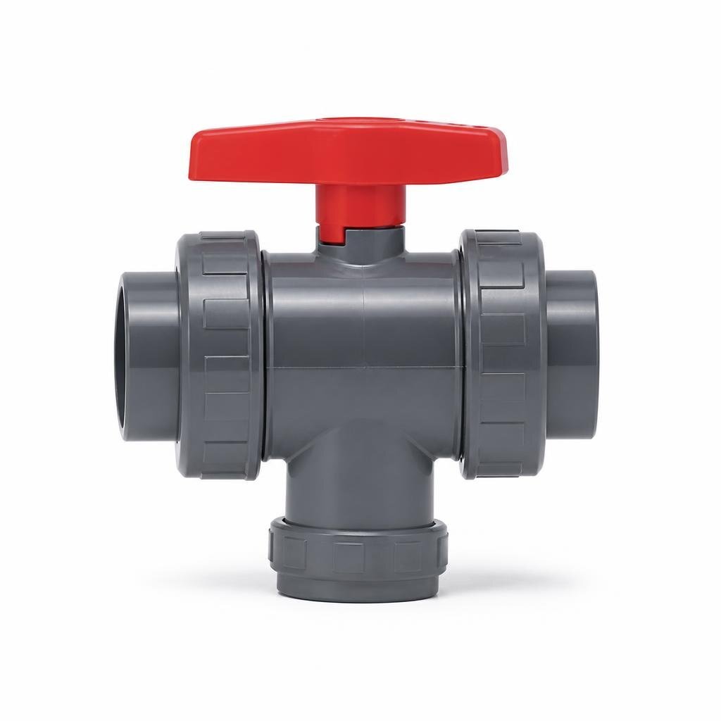 CELONI 1" PVC BALL VALVE - TE