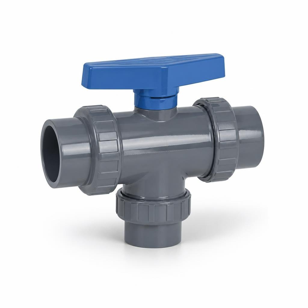 CELONI 1 1/2" PVC BALL VALVE - TE