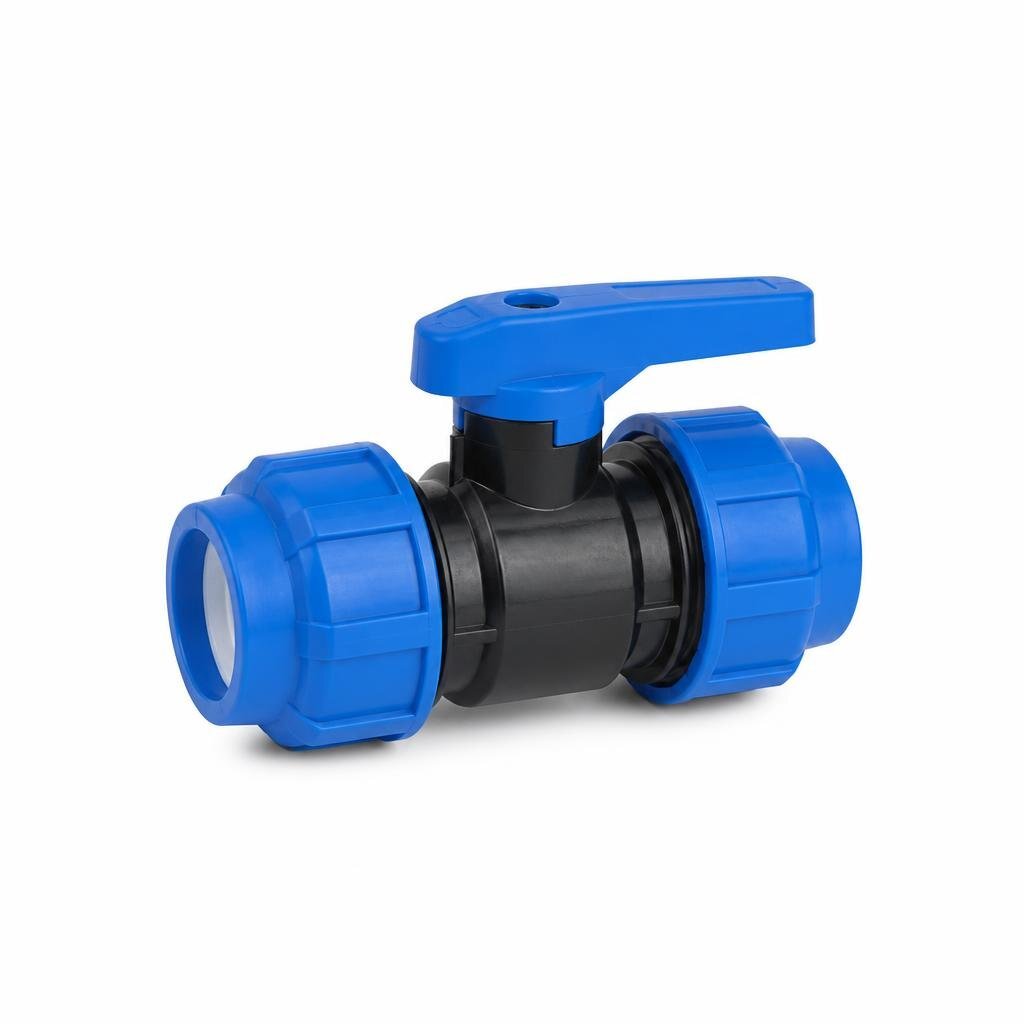 MARKSMAN 7766 25MM (3/4") PP COMPRESSION BALL VALVE