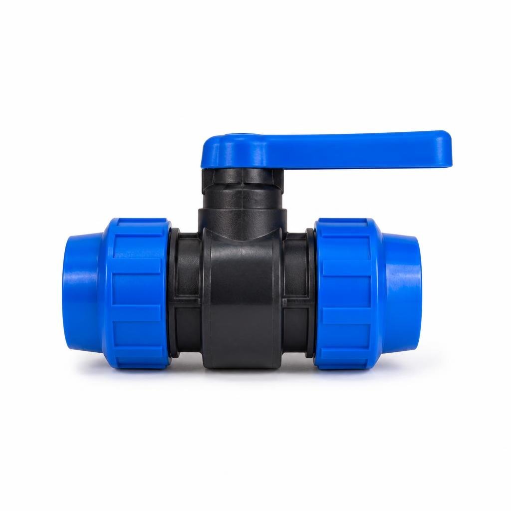 MARKSMAN 7766 32MM (1") PP COMPRESSION BALL VALVE