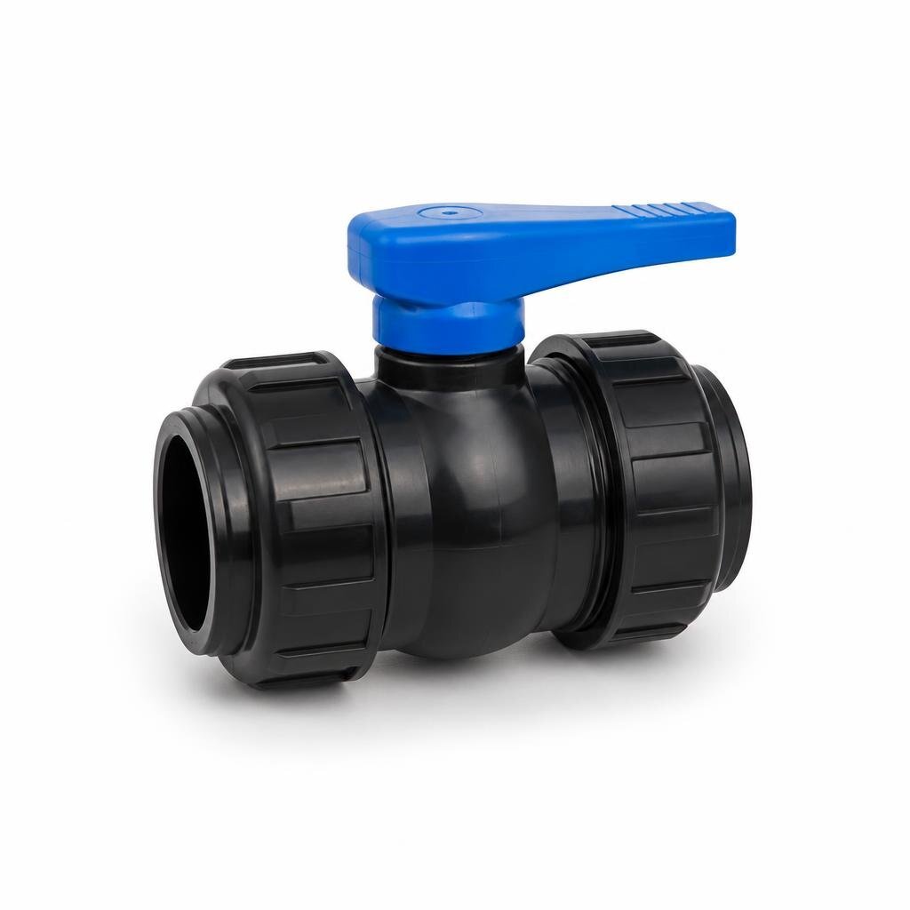 MARKSMAN 7766 90MM (3") PP COMPRESSION BALL VALVE