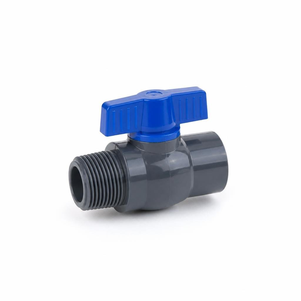 15MM PVC MINI BALL VALVE - MF