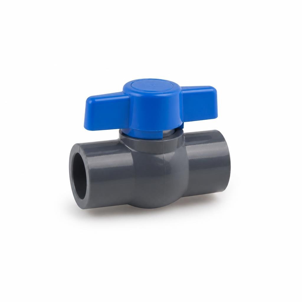 ECCO MMM 1/2" PVC MINI BALL VALVE
