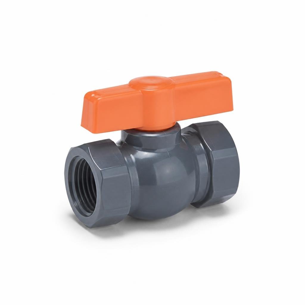 ECCO FF 1/2" PVC MINI BALL VALVE